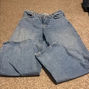Zara Women's Light Blue Jeans